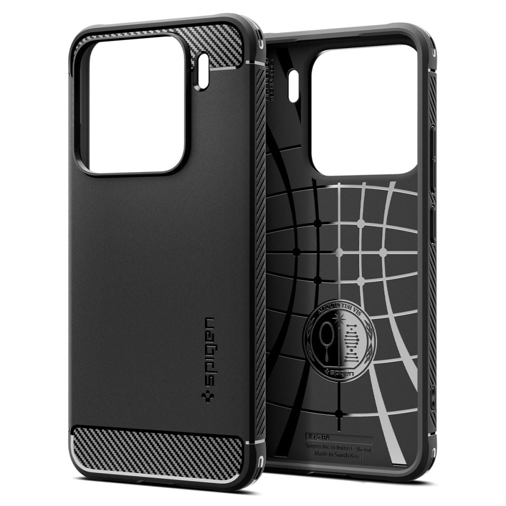 Spigen Xiaomi 15 Rugged Armor Θήκη Σιλικόνης - Matte Black