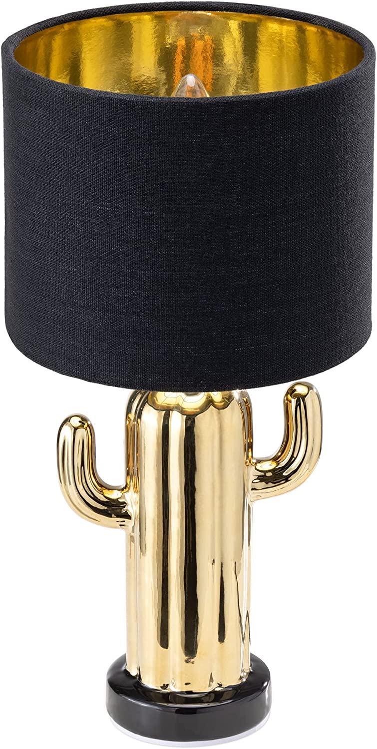 Navaris Επιτραπέζιο Φωτιστικό - Design Cactus - Gold / Black - 58016.01.21