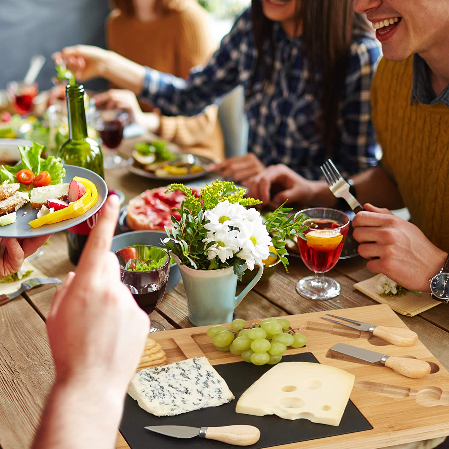 Relaxdays Σανίδα Κοπής Τυριού - Natural - 4052025222345