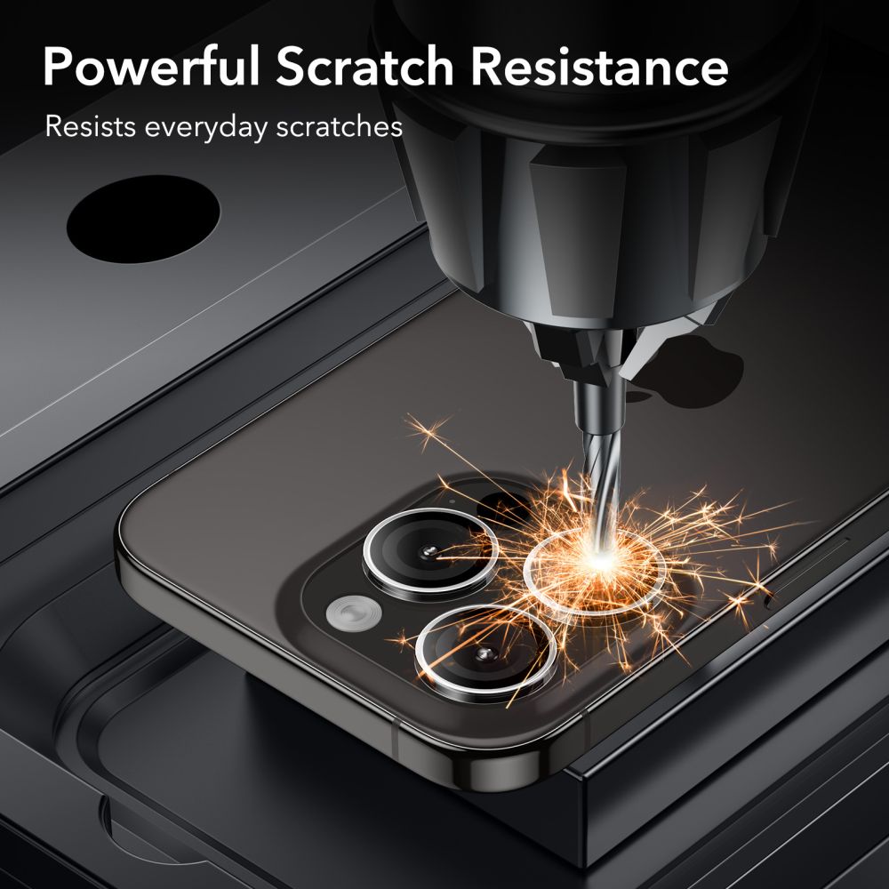 ESR iPhone 15 Pro / 15 Pro Max Armorite Camera Lens 9H Αντιχαρακτικό Γυαλί για την Κάμερα - Clear