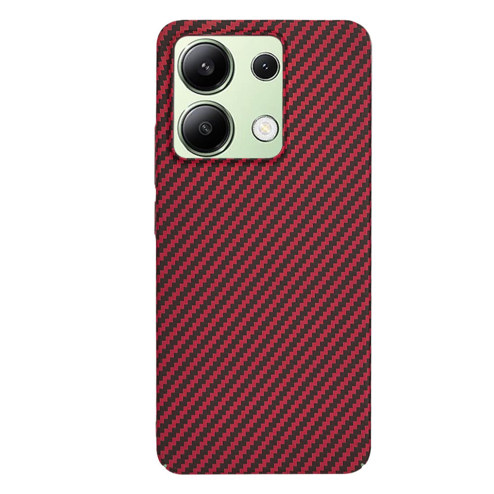 Techsuit Xiaomi Redmi Note 13 4G Σκληρή Θήκη Carbonite FiberShell - Red