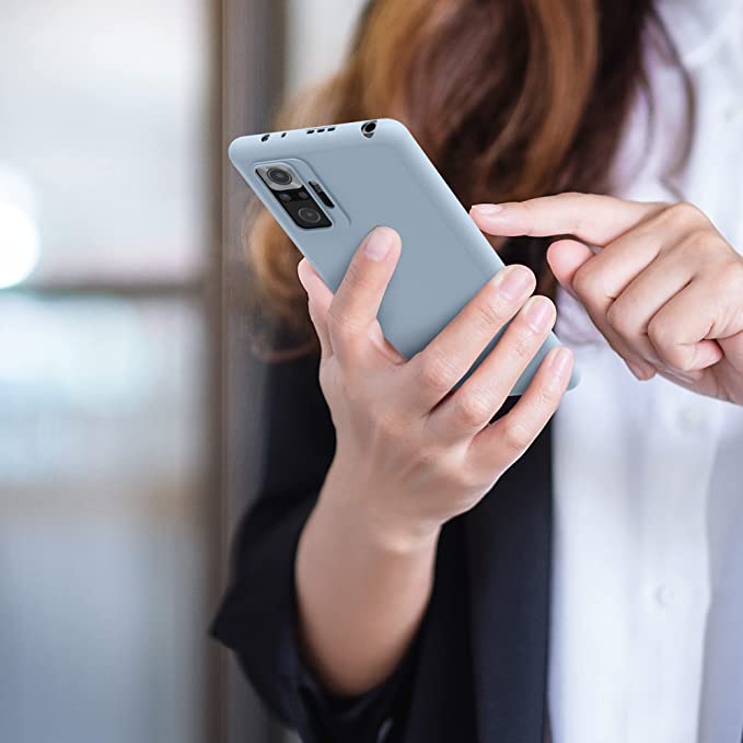 KW Xiaomi Redmi Note 10 Pro Θήκη Σιλικόνης TPU - Light Blue Matte - 54551.58