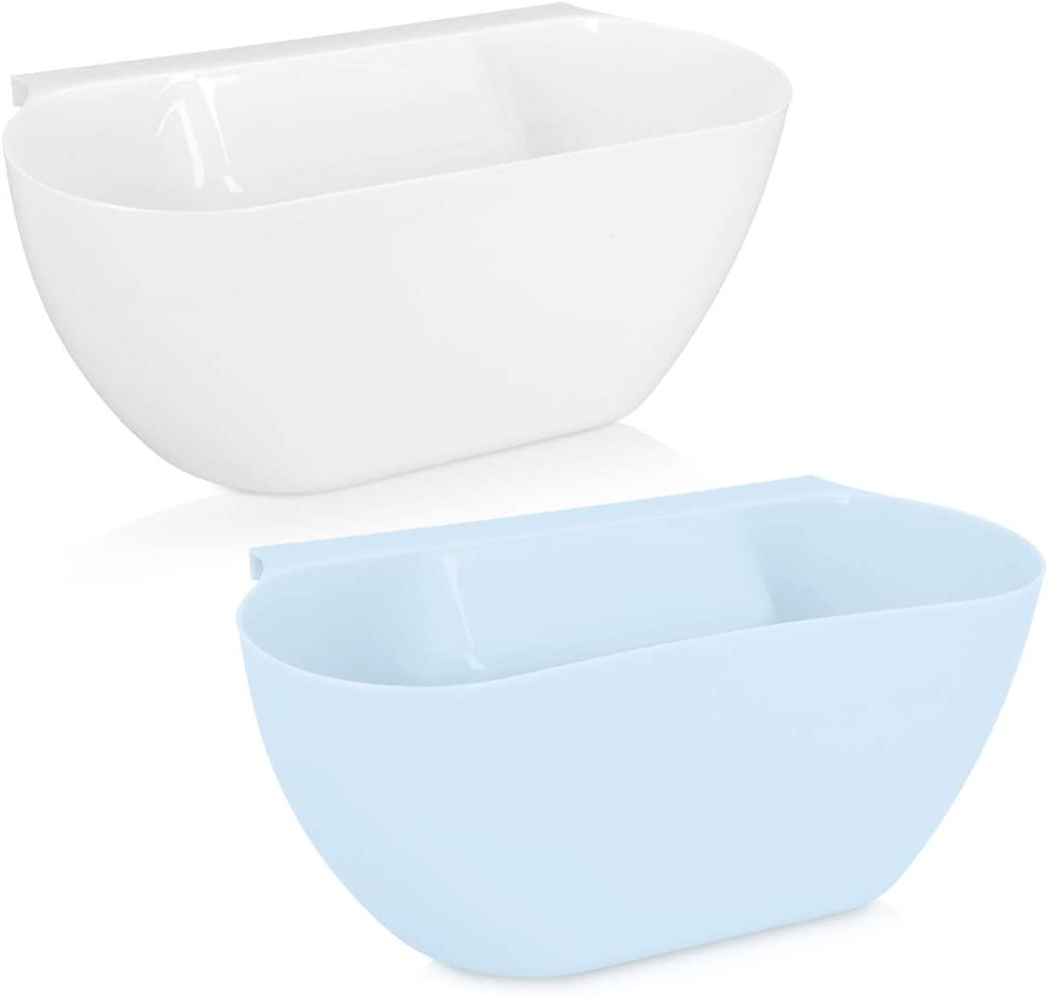 Navaris Κρεμαστοί Κάδοι Οικιακών Υπολειμμάτων - Σετ με 2 Κάδους - White / Blue - 46978.02