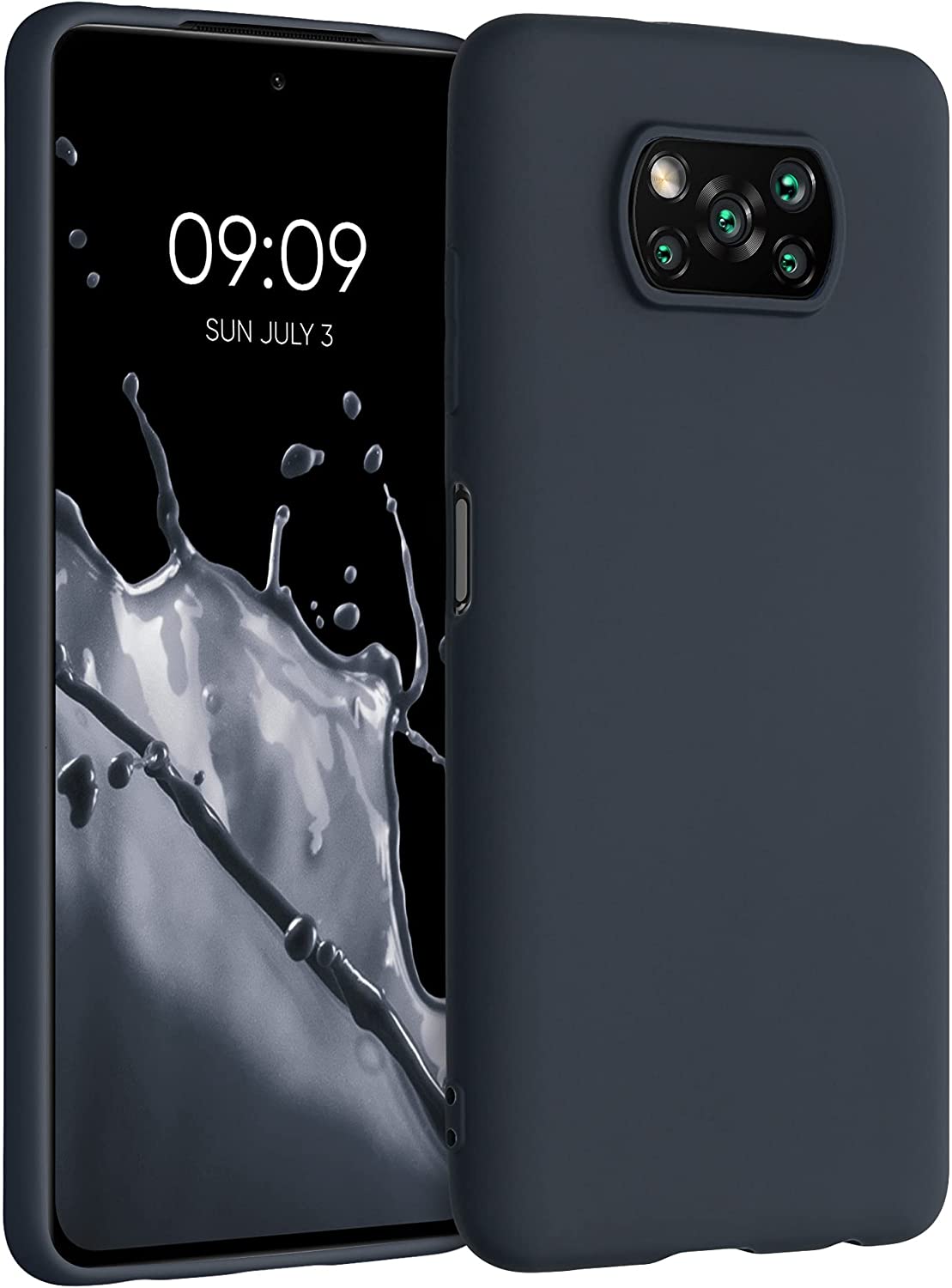 KW Xiaomi Poco X3 NFC / Poco X3 Pro Θήκη Σιλικόνης TPU - Blueberry Blue - 53482.186