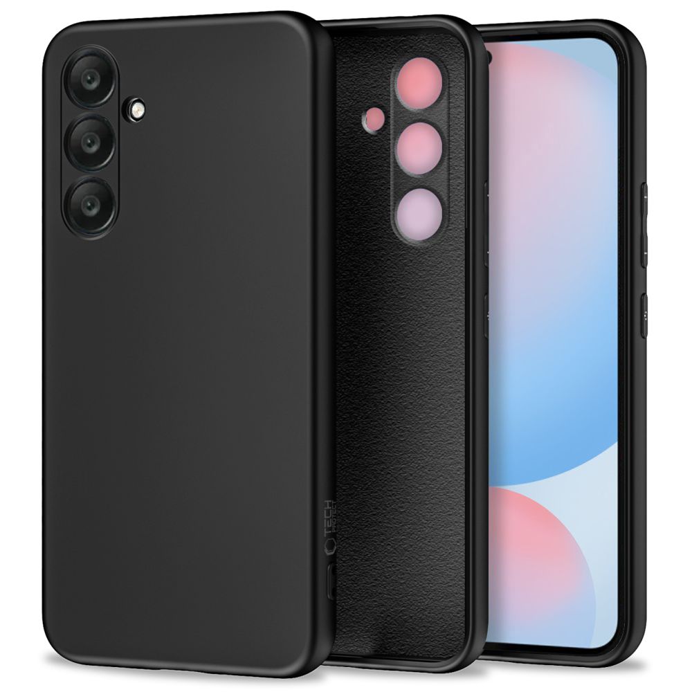 Tech-Protect Samsung Galaxy S24 FE Icon Θήκη Σιλικόνης Rubber TPU - Black