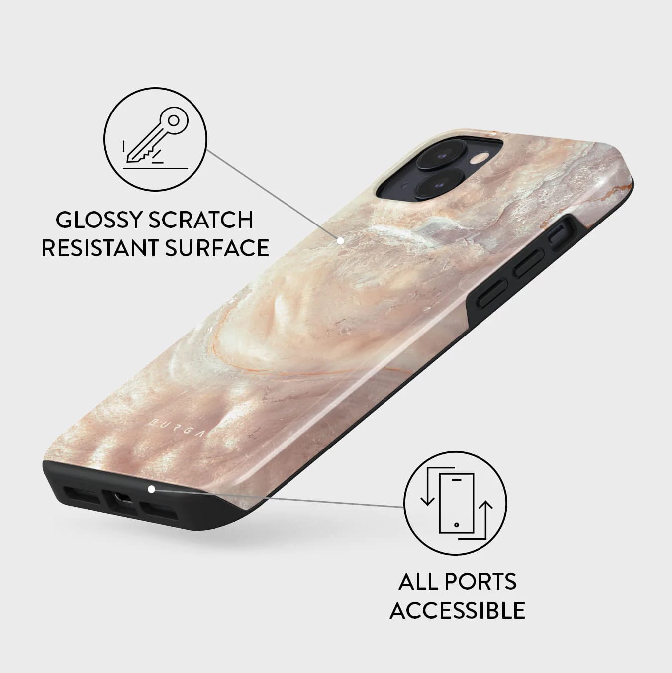 Burga iPhone 14 Plus Fashion Tough Σκληρή Θήκη - Serene Sunset