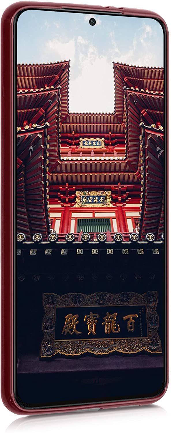 KW Samsung Galaxy S21 Θήκη Σιλικόνης TPU - Rhubarb Red - 54055.209