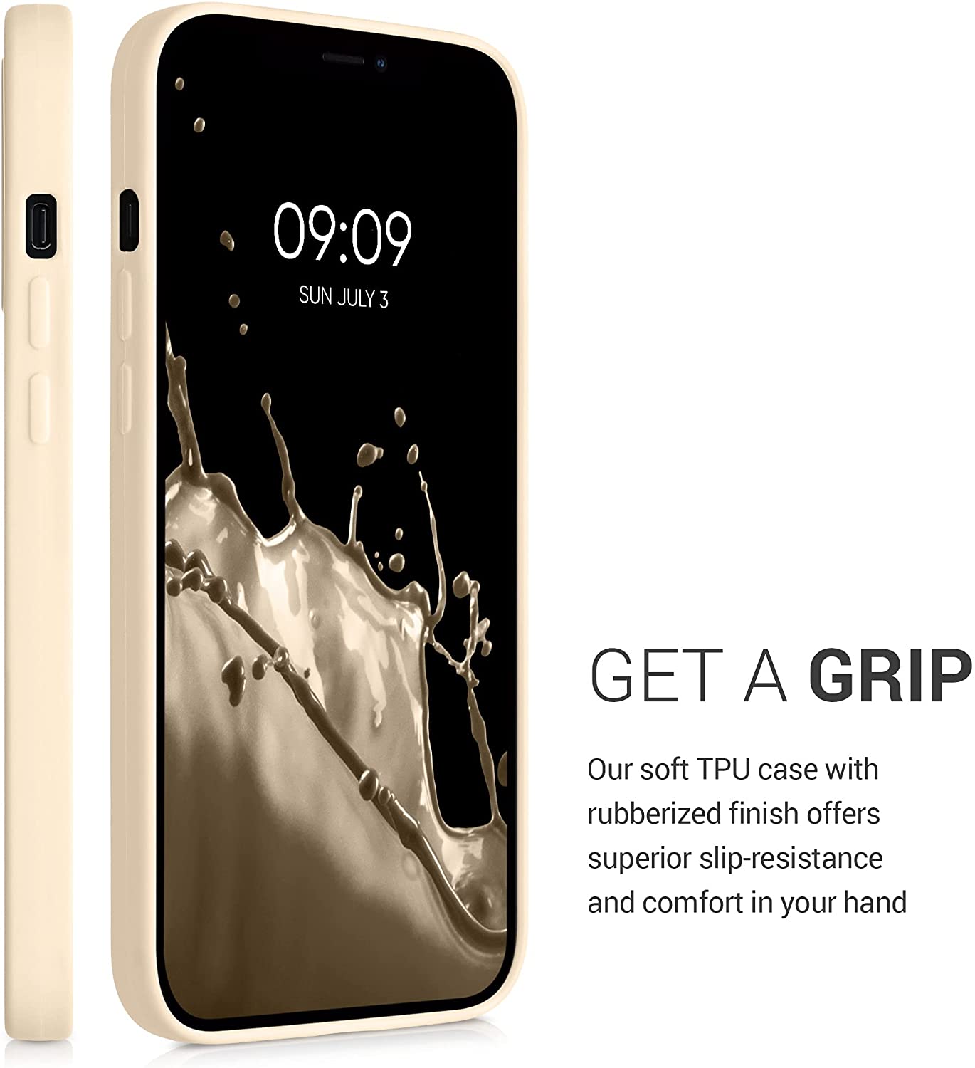 KW iPhone 12 Pro Max Θήκη Σιλικόνης TPU - Buttercream - 54514.210