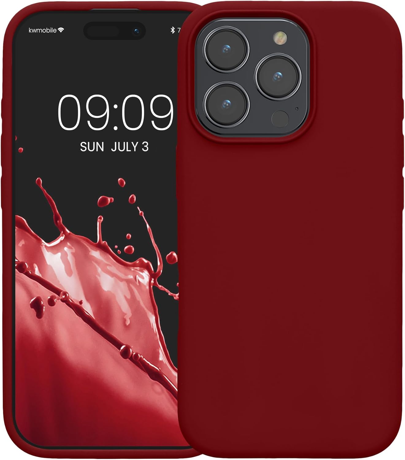 KW iPhone 16 Pro Max Θήκη Σιλικόνης Rubberized TPU - Rhubarb Red