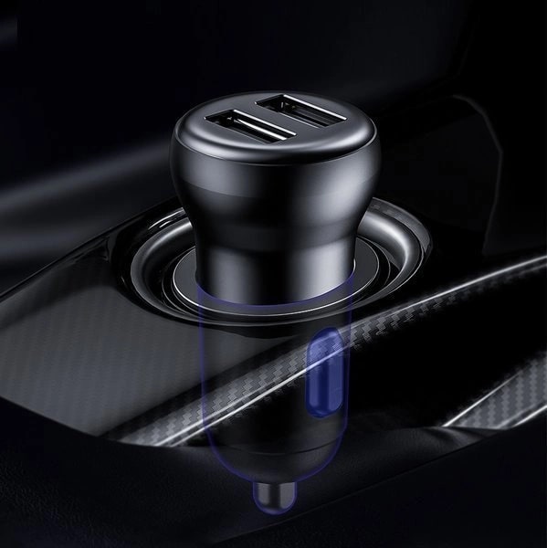 Baseus S-16 Overseas Edition Bluetooth 5.0 FM Transmitter για Αναπαραγωγή Μουσικής / Κλήσεις και Φορτιστής Αυτοκινήτου - Black - CCMT000201