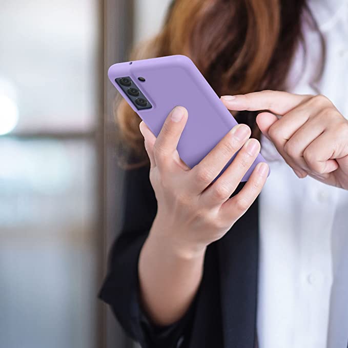 KW Samsung Galaxy S21 FE Θήκη Σιλικόνης TPU - Violet Purple - 55484.222