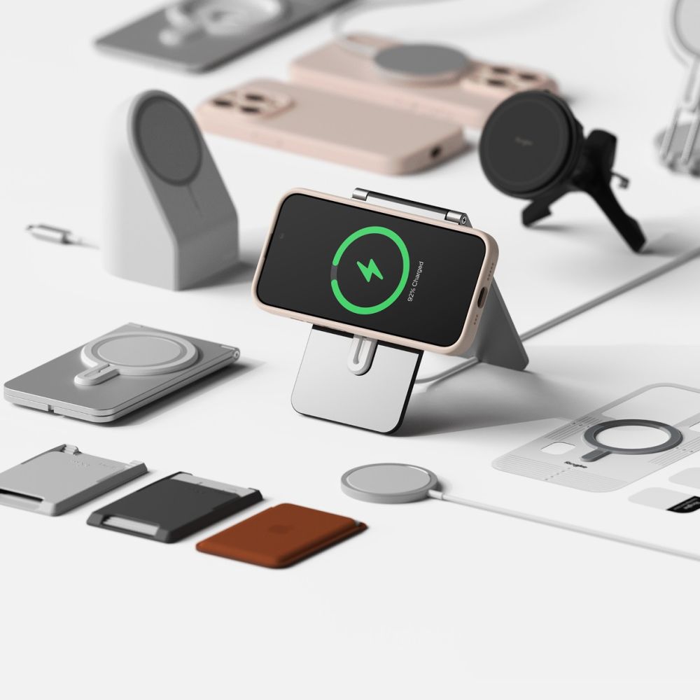 Ringke iPhone 15 Pro Max Silicone Magnetic MagSafe Case Θήκη Σιλικόνης με MagSafe - Pink Sand