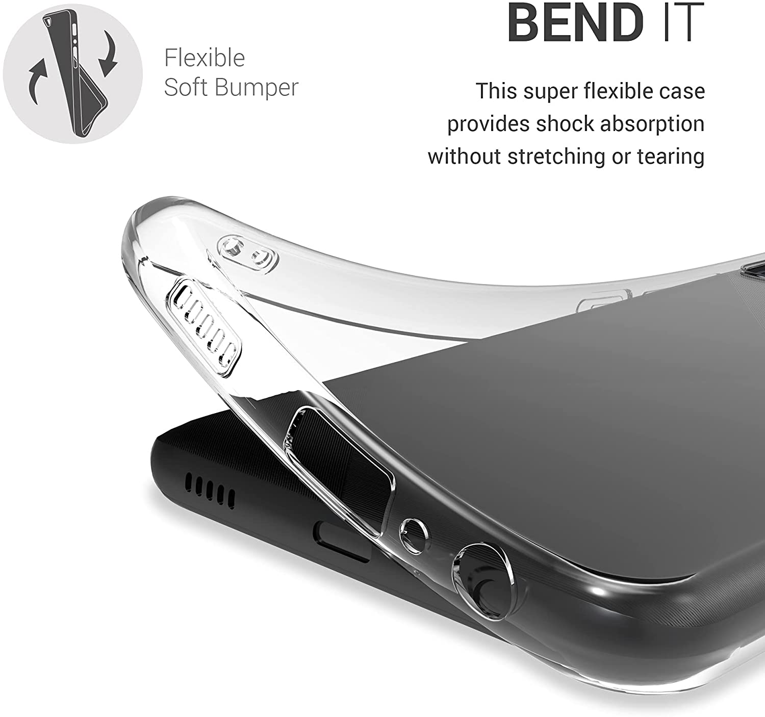 KW Samsung Galaxy A02s Θήκη Σιλικόνης TPU - Διάφανη - 55089.03