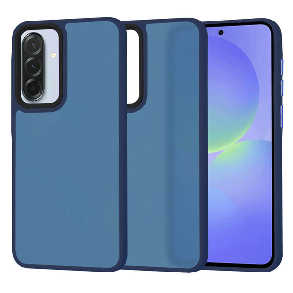 Techsuit Samsung Galaxy A36 5G - HaloFrost Series - Σκληρή Θήκη με Πλαίσιο Σιλικόνης - Light Purple