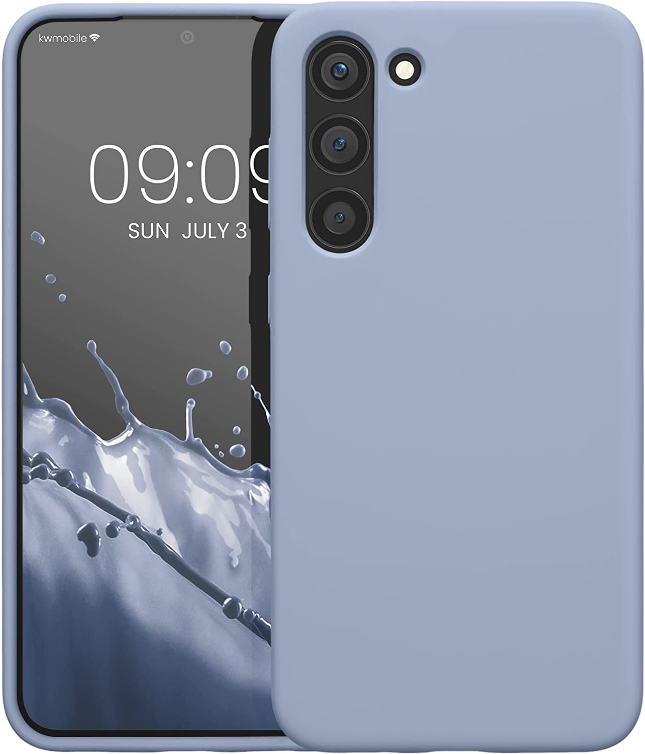 KW Samsung Galaxy S23 Plus Θήκη Σιλικόνης Rubberized TPU - Light Blue - 60274.58