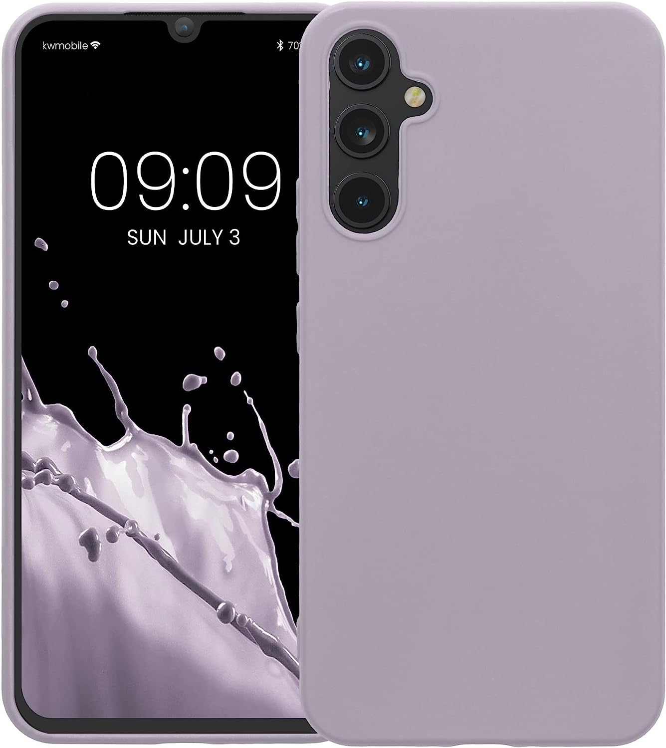 KW Samsung Galaxy A34 5G Θήκη Σιλικόνης TPU - Lavender - 60809.108