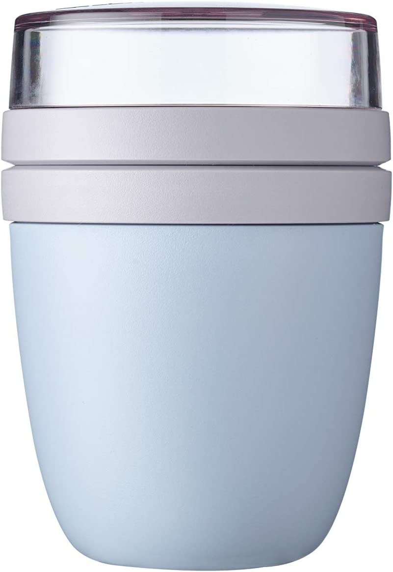 Mepal Lunch Pot Ellipse - Δοχείο Φαγητού - BPA Free - 500ml - 200ml - Nordic Blue