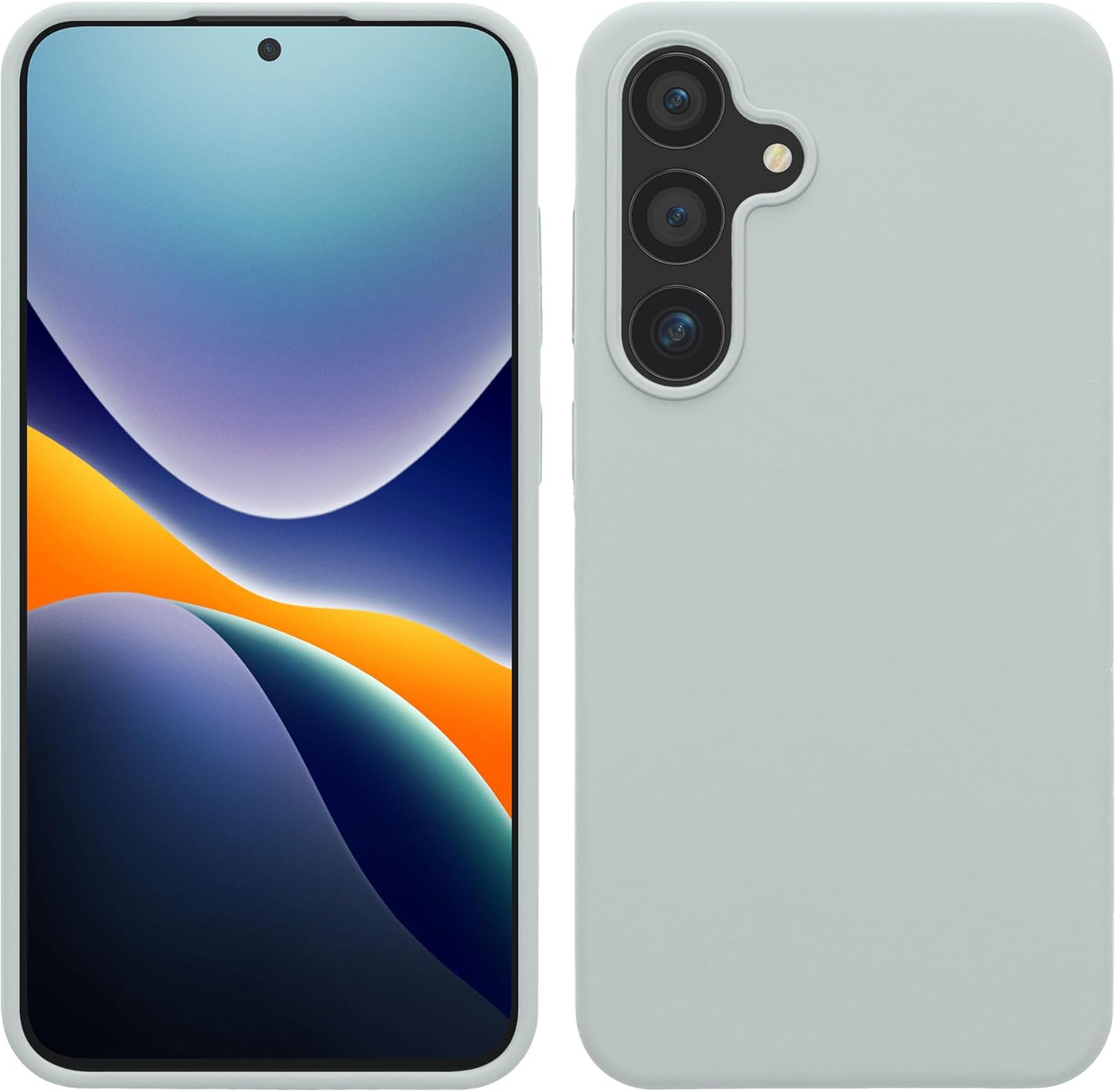 KW Samsung Galaxy S24+ Θήκη Σιλικόνης Rubberized TPU - Cool Mint