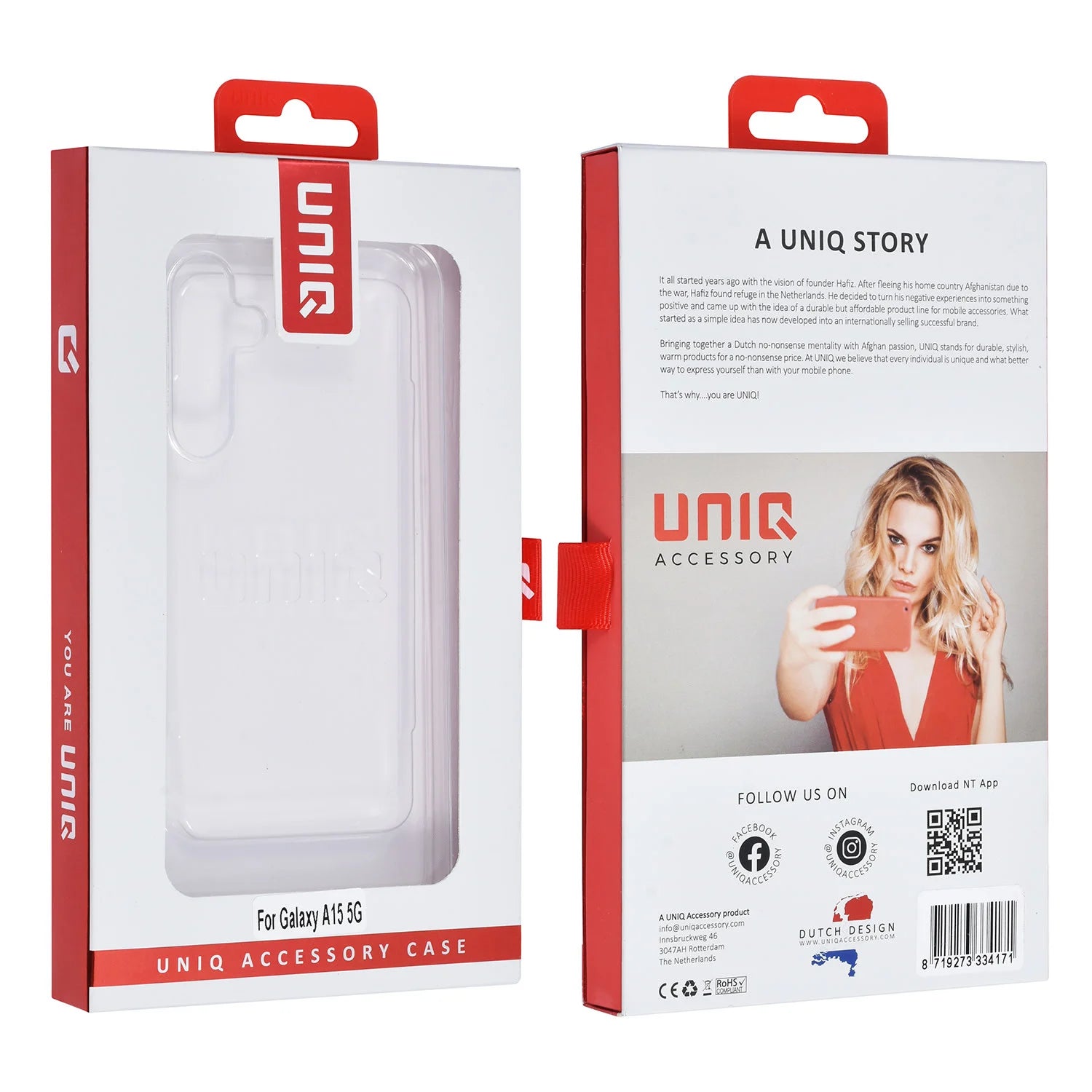 Tuniq Samsung Galaxy A15 4G / A15 5G Θήκη Σιλικόνης - Διάφανη