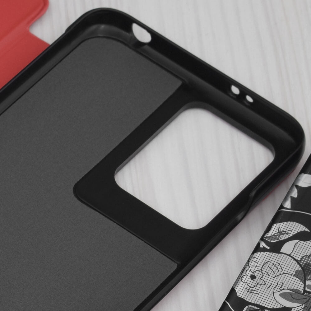 Techsuit Xiaomi Redmi Note 12 5G / Poco X5 5G eFold Series Θήκη Βιβλίο - Red