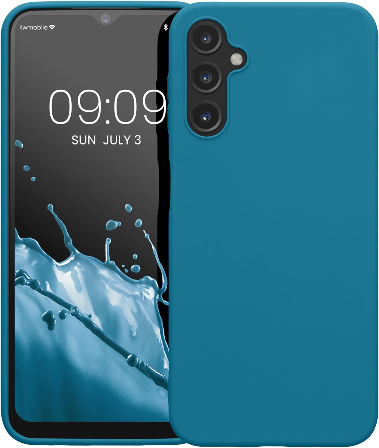 KW Samsung Galaxy A14 5G Θήκη Σιλικόνης TPU - Caribbean Blue