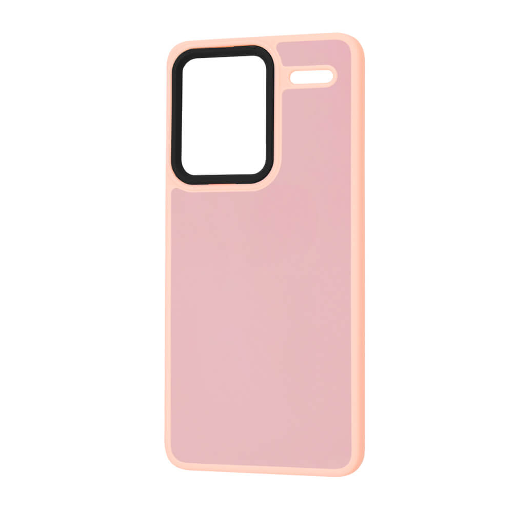Techsuit Xiaomi Redmi Note 13 Pro+ 5G - HaloFrost Series - Σκληρή Θήκη με Πλαίσιο Σιλικόνης - Pink
