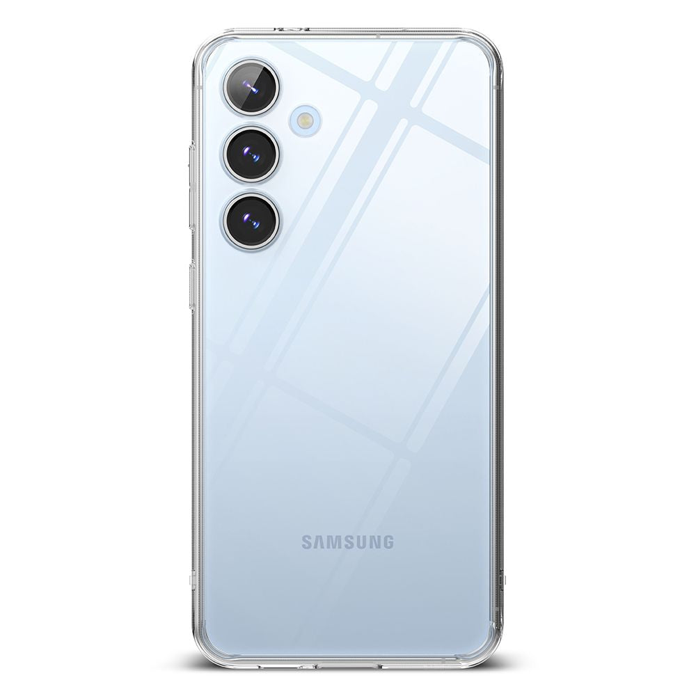 Ringke Samsung Galaxy S24 FE Fusion Σκληρή Θήκη με Πλαίσιο Σιλικόνης - Διάφανη