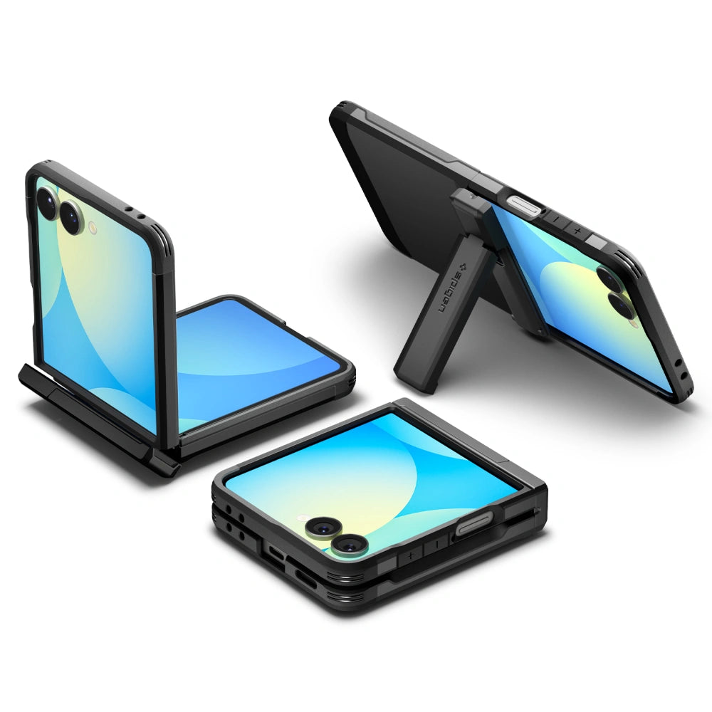 Spigen Samsung Galaxy Z Flip7 - Tough Armor Pro Mag - Σκληρή Θήκη με MagSafe - Black