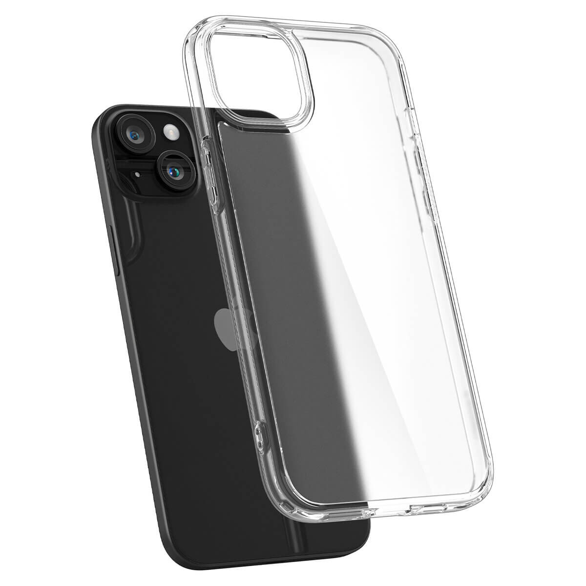 Spigen iPhone 15 Plus Ultra Hybrid Σκληρή Θήκη με Πλαίσιο Σιλικόνης - Frost Clear
