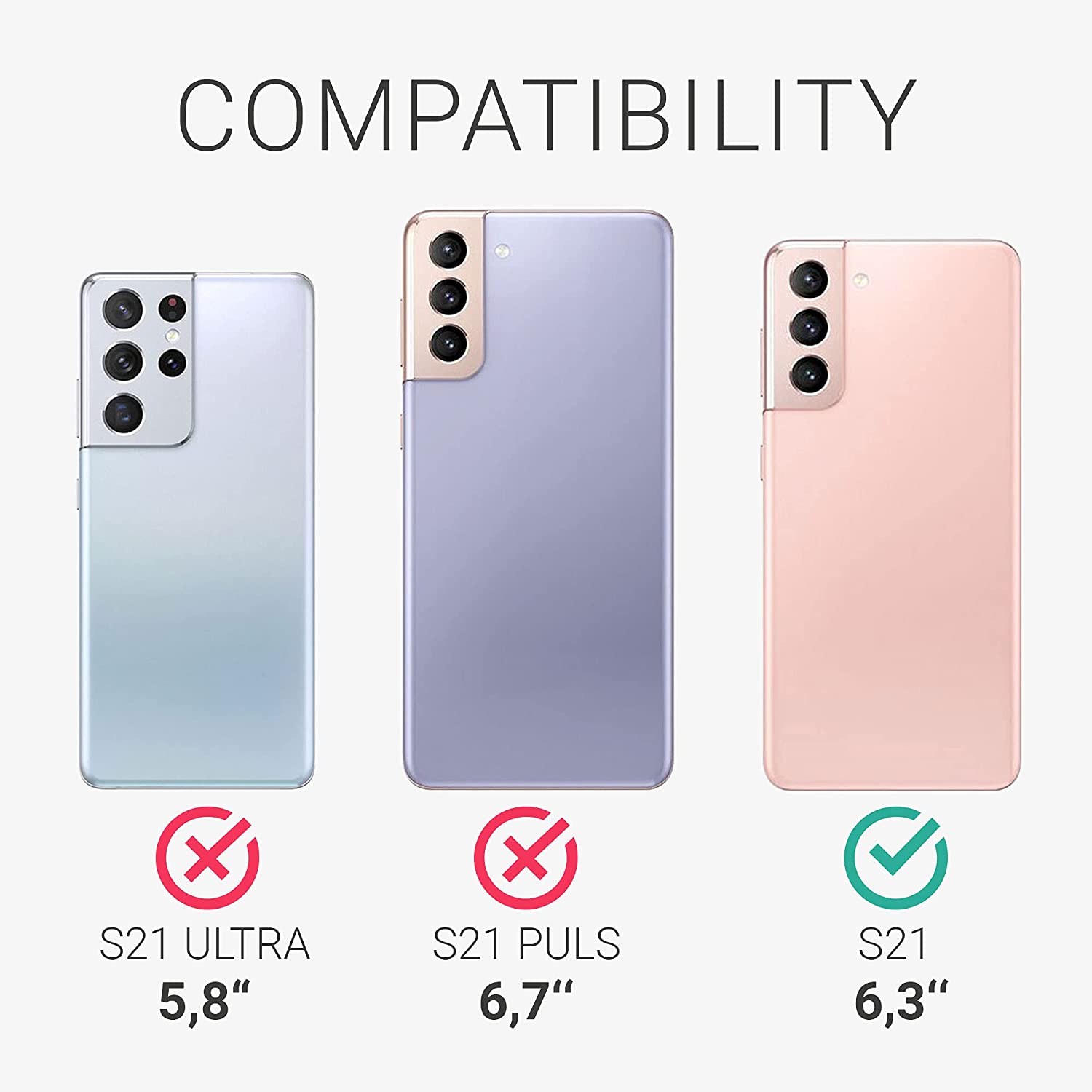 KW Samsung Galaxy S21 Θήκη Σιλικόνης με Φινίρισμα Συνθετικού Δέρματος - Design Rainbow - Multicolor / White - 54563.01