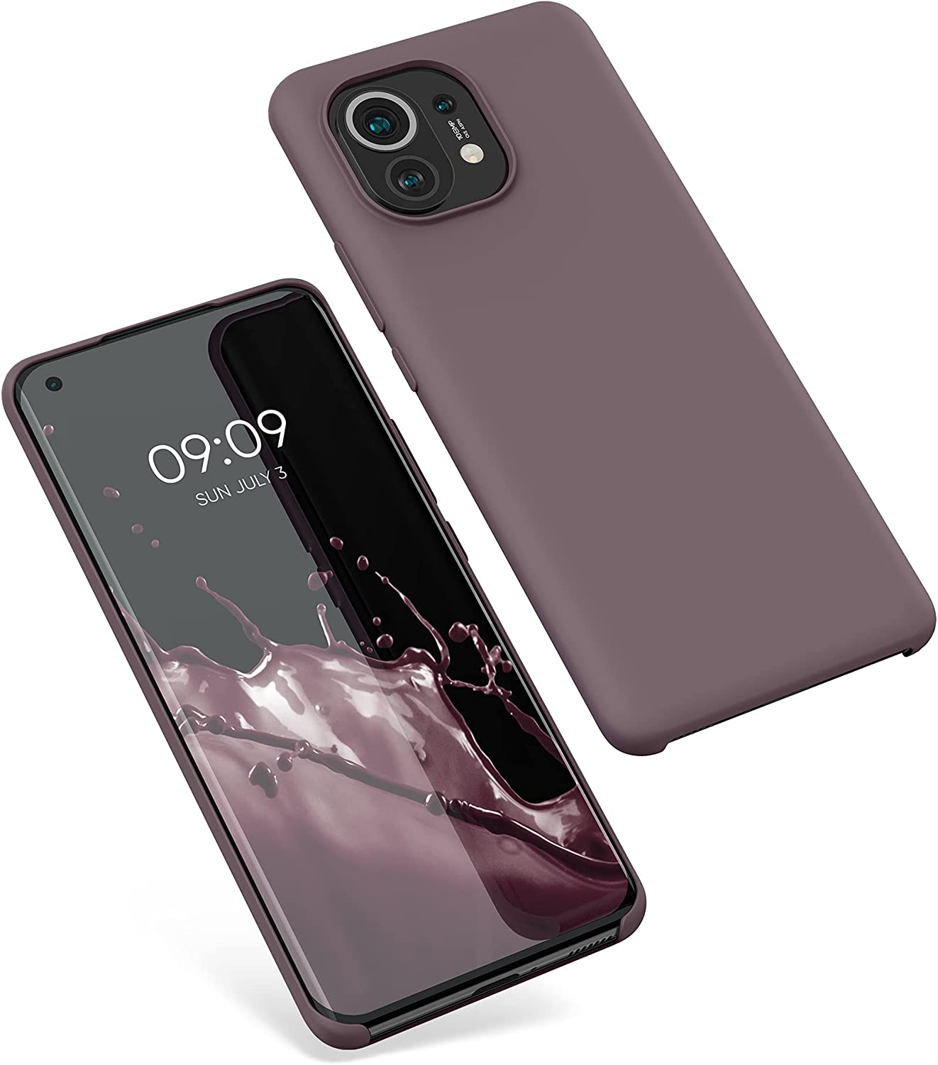 KW Xiaomi Mi 11 Θήκη Σιλικόνης Rubber TPU - Grape - 54379.181