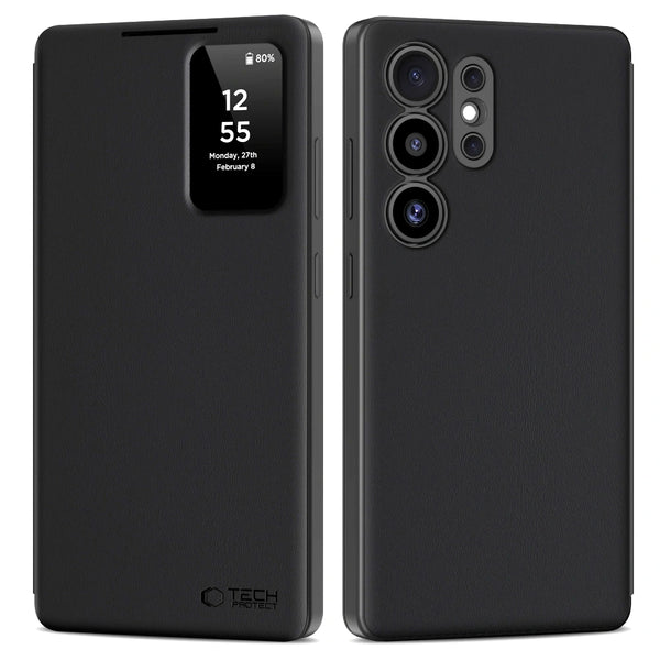 Tech-Protect Samsung Galaxy S25 Ultra Smart Wallet - Θήκη με Θέση για 1 Κάρτα - Matte Black - likebrands.gr