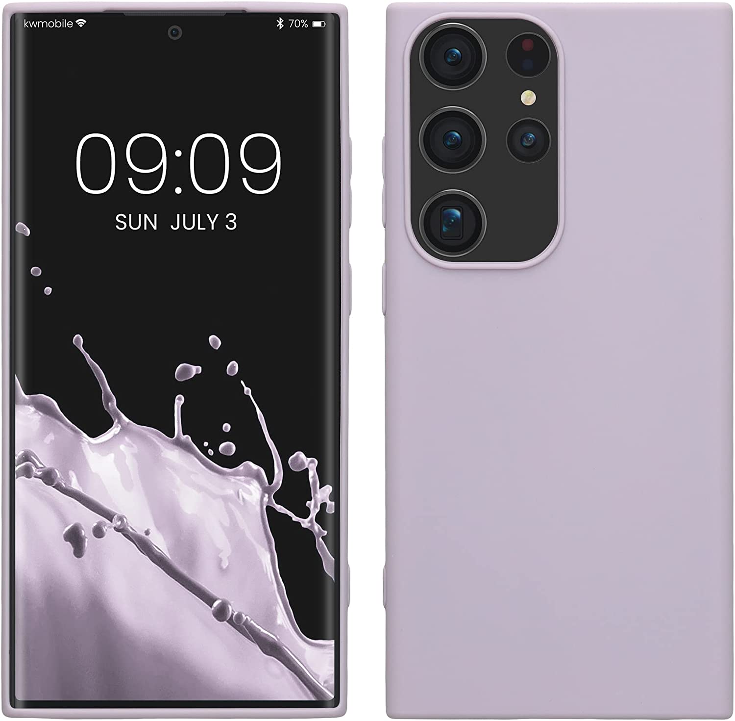 KW Samsung Galaxy S23 Ultra Θήκη Σιλικόνης TPU - Lavender - 60284.108