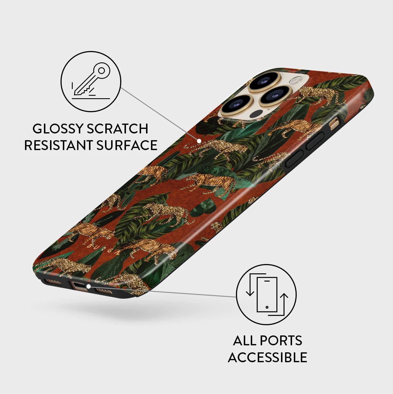 Burga iPhone 13 Pro Max Fashion Tough Σκληρή Θήκη - Morning Commute