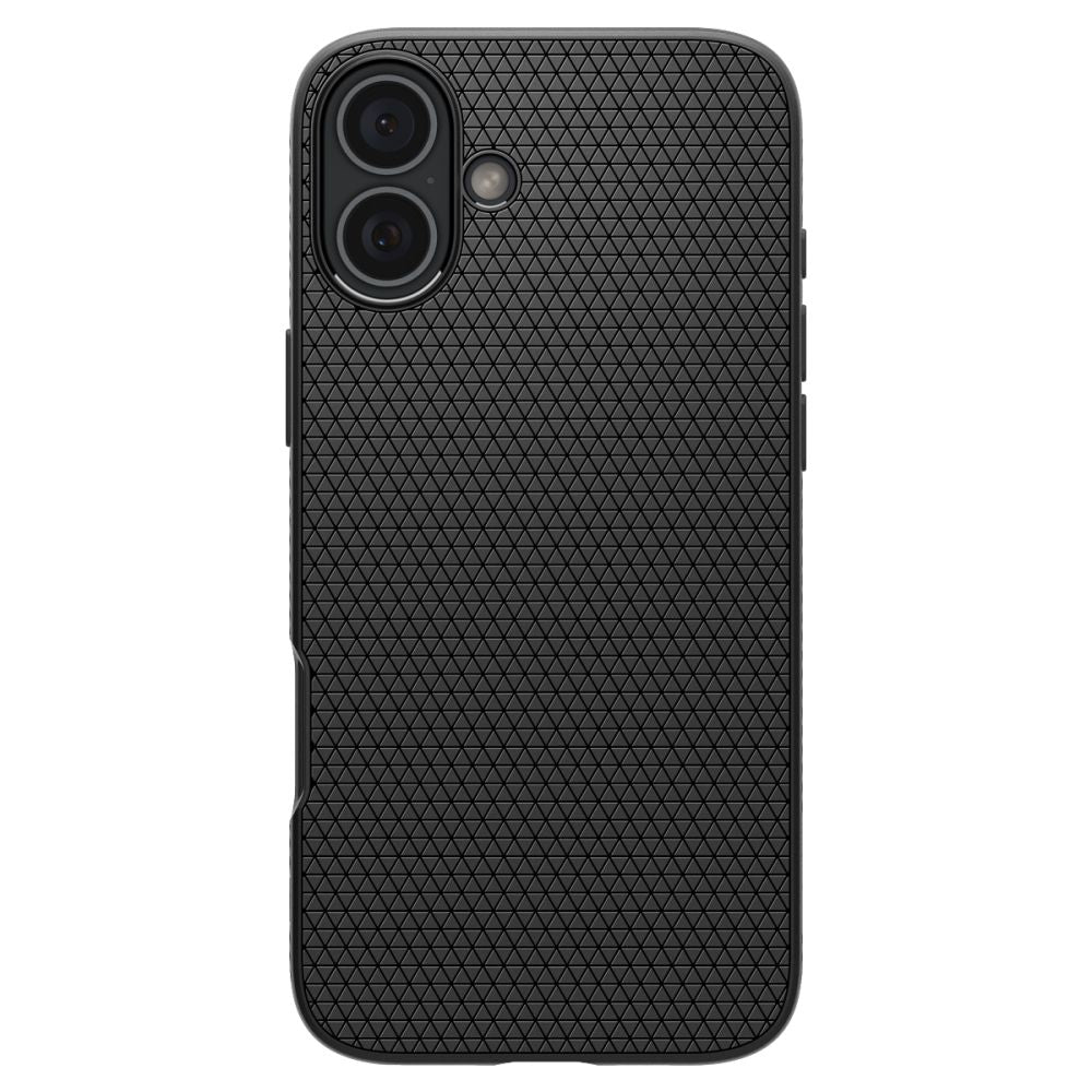 Spigen iPhone 16 Plus Liquid Air Θήκη Σιλικόνης - Matte Black