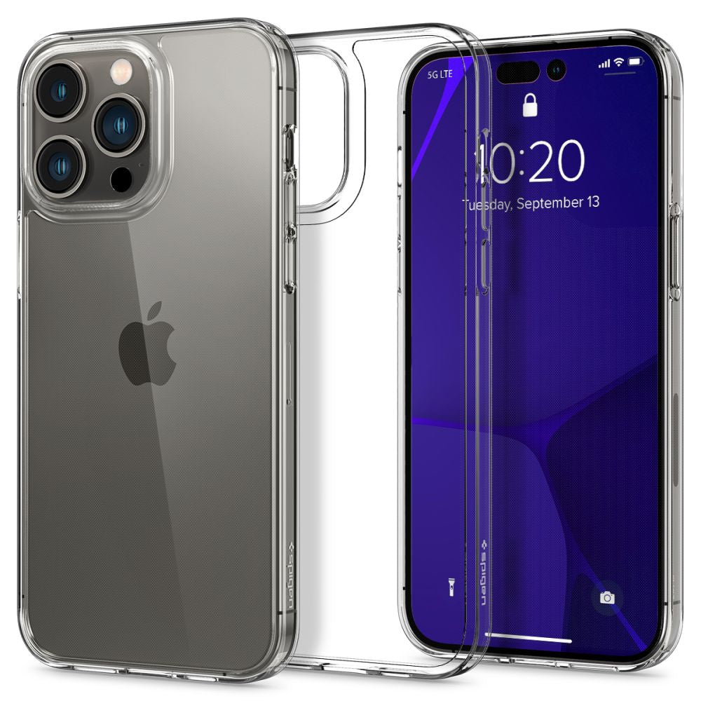Spigen iPhone 14 Pro AirSkin Hybrid Σκληρή Θήκη - Crystal Clear