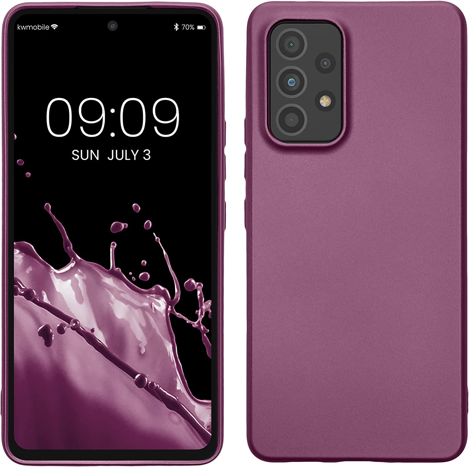 KW Samsung Galaxy A53 5G Θήκη Σιλικόνης TPU - Metallic Lavender - 57958.230