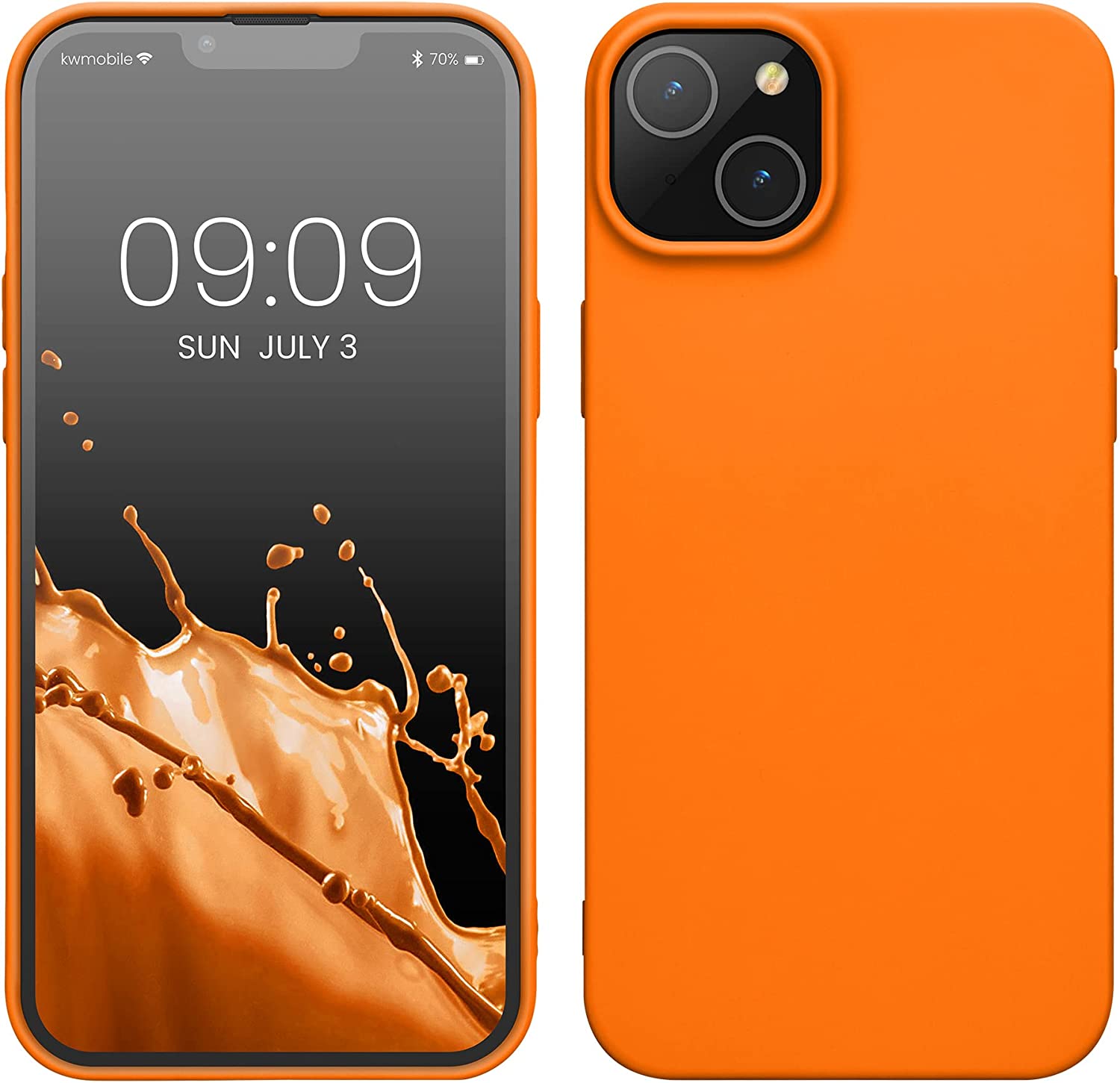 KW iPhone 14 Plus Λεπτή Θήκη Σιλικόνης TPU - Fruity Orange - 59076.150