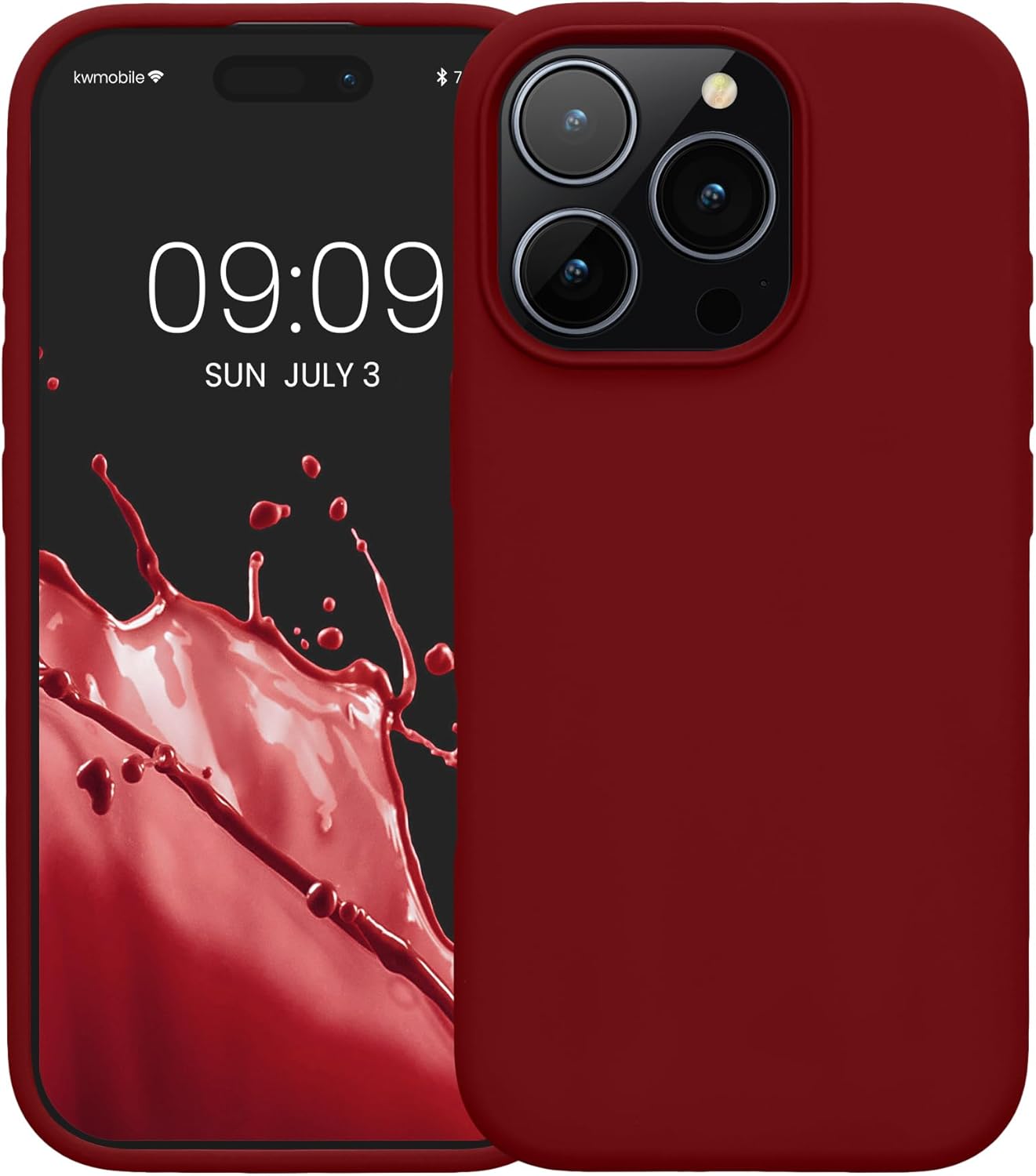KW iPhone 16 Pro Θήκη Σιλικόνης Rubberized TPU - Rhubarb Red