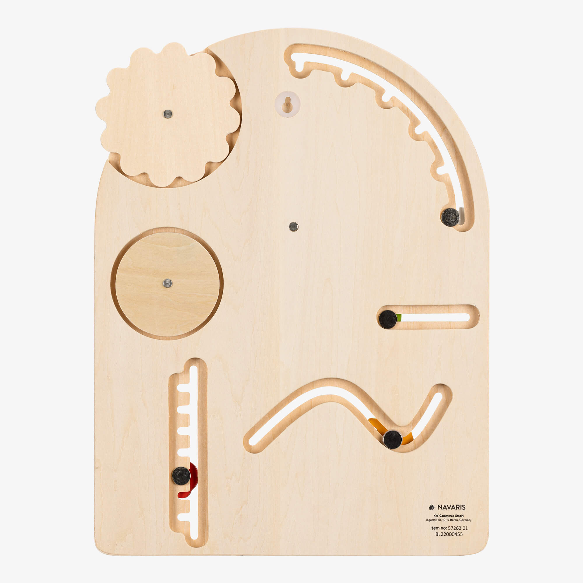 Navaris Ξύλινο Εκπαιδευτικό Ημερολόγιο για Παιδιά - Beige - 57262.01