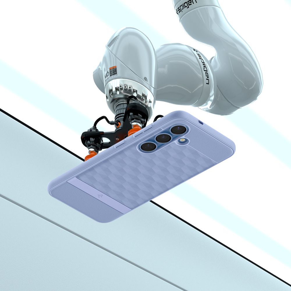 Spigen Samsung Galaxy S25 Plus - Parallax Mag Θήκη Σιλικόνης με Σκληρό Πλαίσιο και MagSafe - Purple Ish