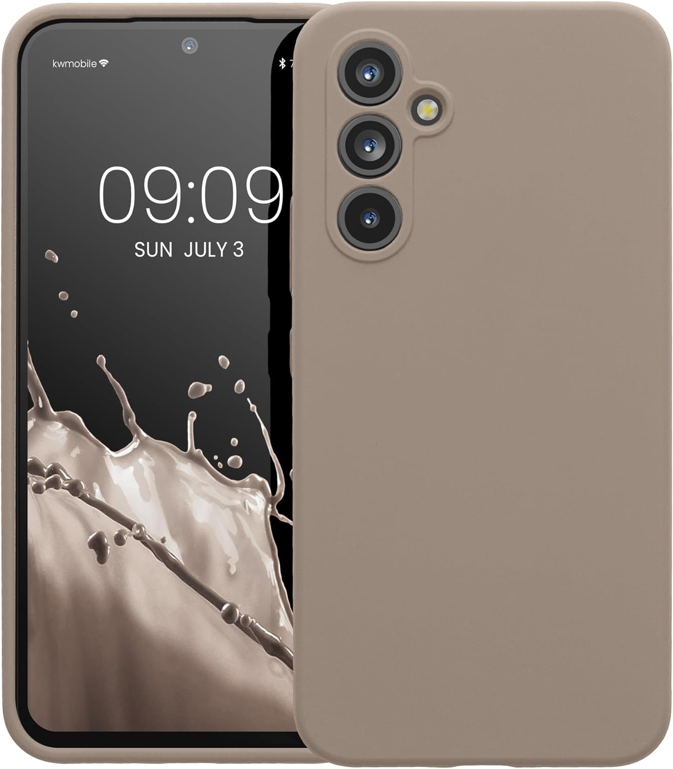 KW Samsung Galaxy A54 5G Θήκη Σιλικόνης Rubberized TPU - Taupe