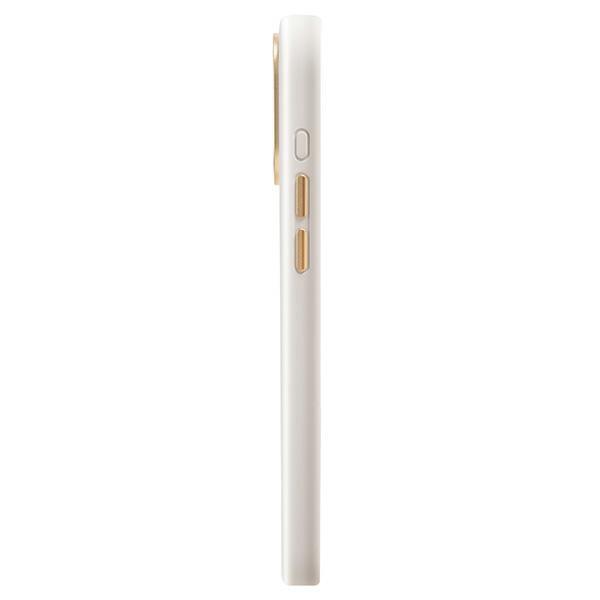 Uniq iPhone 15 Pro Max Coehl Creme Σκληρή Θήκη MagSafe με Πλαίσιο Σιλικόνης και Λουράκι - Ivory