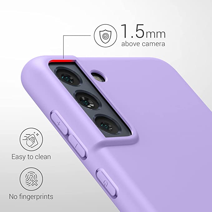 KW Samsung Galaxy S21 FE Θήκη Σιλικόνης TPU - Violet Purple - 55484.222