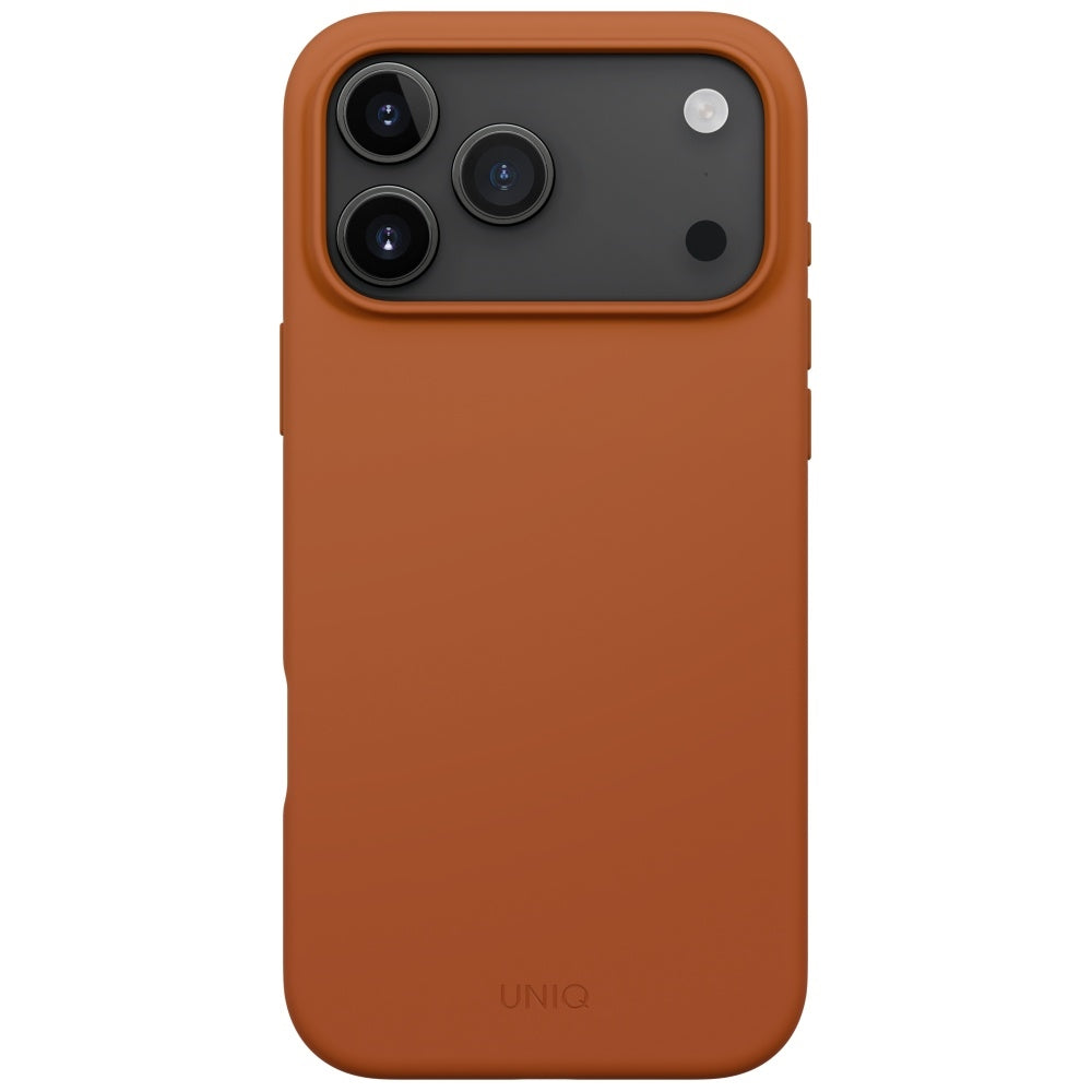 Uniq iPhone 17 Pro Max - Lino - Θήκη Σιλικόνης με MagSafe - Orange