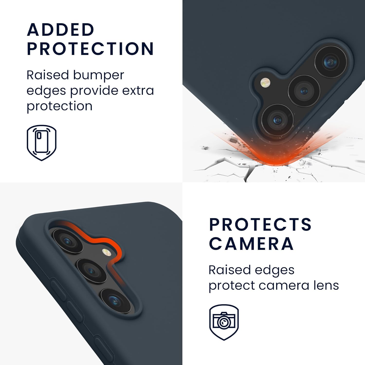 KW Samsung Galaxy S24 FE Θήκη Σιλικόνης Rubberized TPU - Dark Slate