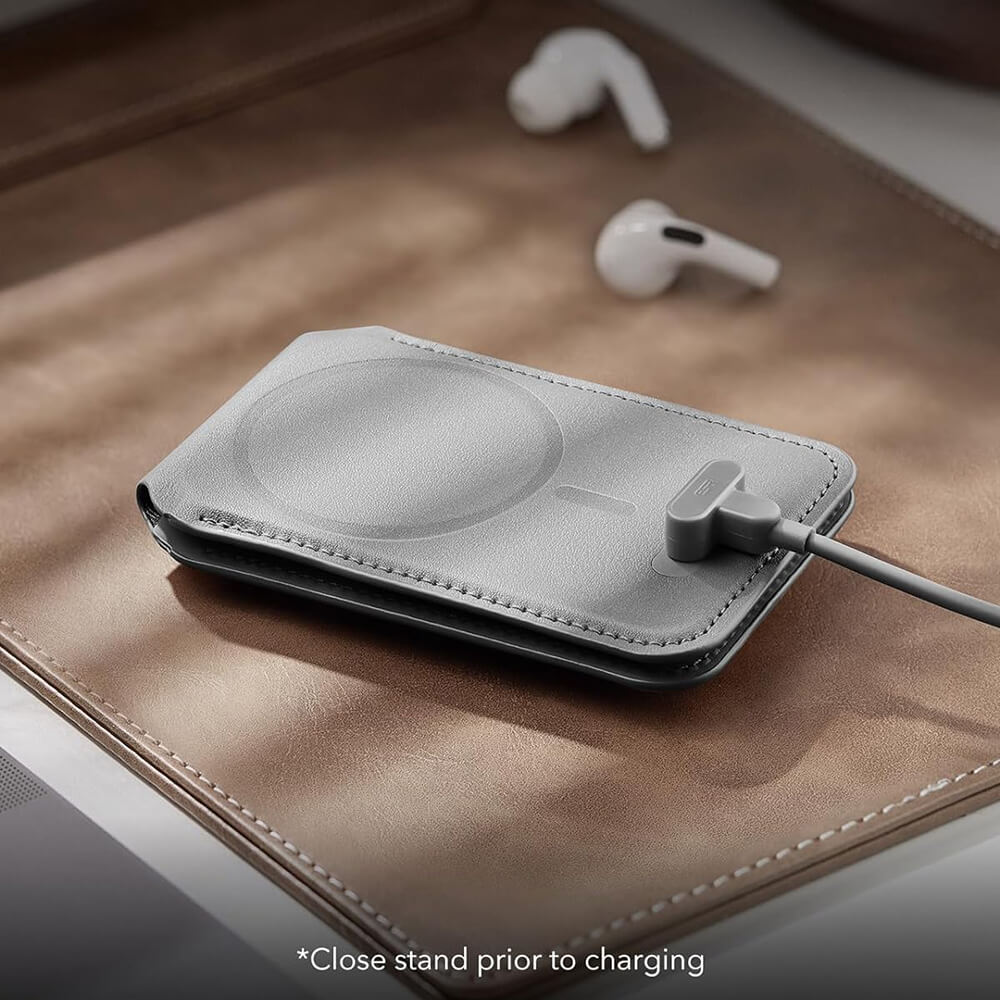 ESR HaloLock Findmy Wallet - Μαγνητική Bάση / Πορτοφόλι Tηλεφώνου για το Γραφείο - Natural Titanium