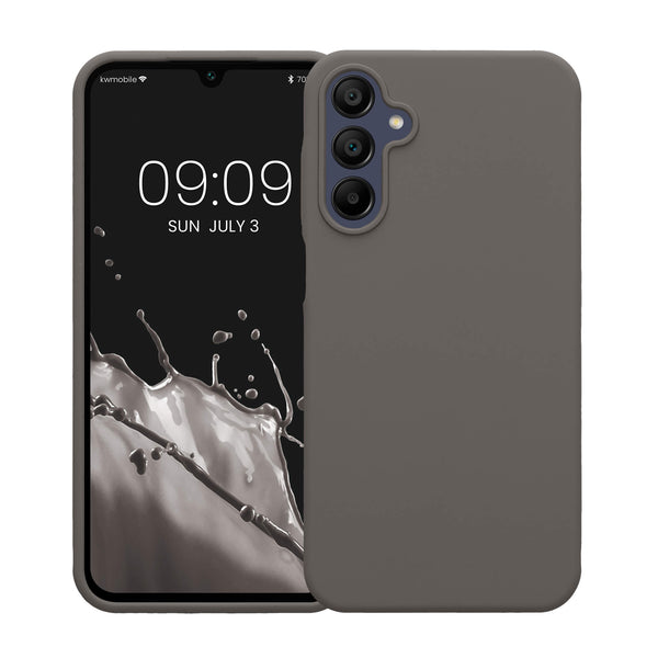 KW Samsung Galaxy A15 4G / A15 5G Θήκη Σιλικόνης Rubberized TPU - Stone Dust - likebrands.gr