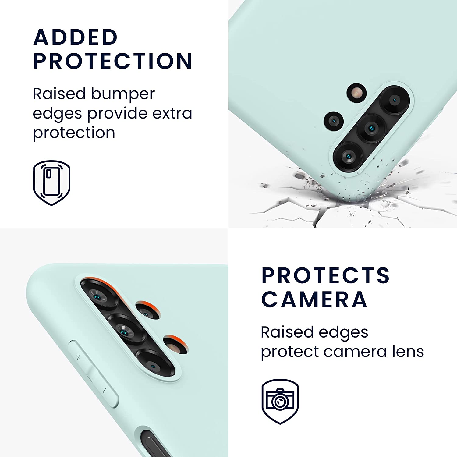 KW Samsung Galaxy A13 4G Θήκη Σιλικόνης TPU - Frosty Mint - 57805.200