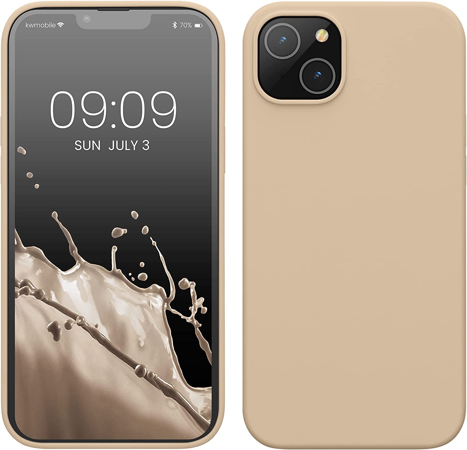 KW iPhone 14 Plus Θήκη Σιλικόνης TPU - Mother Of Pearl - 59072.154